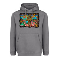 Storm wooden cross background Heavyweight Hoodie - BarkalooDesign