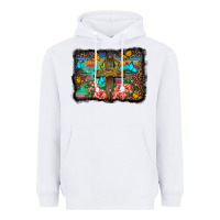 White wooden cross background Heavyweight Hoodie - BarkalooDesign