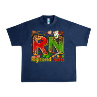 Navy registered nurse juneteenth Urban Heavy Tee - Zillion Design Studio