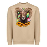 Mushroom bighorn sheep Heavyweight Sweatshirt - RanaPortraitStore