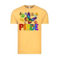 Vintage Mustard hippie pride Vintage Tee - texasbilliewilder
