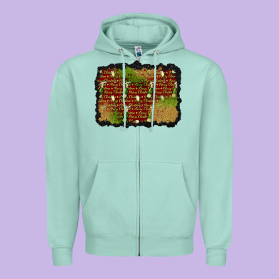 Christmas Champagne Background Zipper Hoodie Designed By Bundleandbundleshop