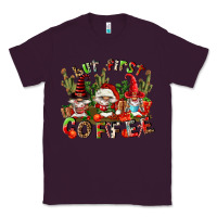 Plum but first coffee Classic Tee - FaDigitalArtStudio