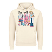 Vintage Artic stay healthy nurse Vintage Hoodie - MaliasSmallBusiness