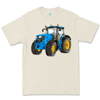 Bone western farm tractor blue Premium Tee - Artiststas