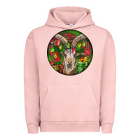 Pigment Salmon Spanish Goat Christmas Ornament Urban Hoodie - LillyAllenDesigns