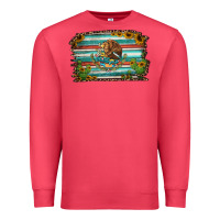 Cardinal cactus turquoise serape leopard mexican flag Premium Sweatshirt - Jasminsmagicworld