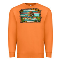 Carrot cactus turquoise serape leopard mexican flag Premium Sweatshirt - Jasminsmagicworld