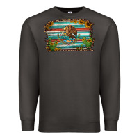 Smoke cactus turquoise serape leopard mexican flag Premium Sweatshirt - Jasminsmagicworld