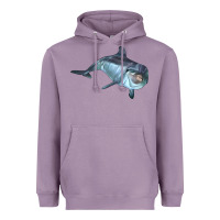 Lavender bottlenose dolphin Heavyweight Hoodie - LillyAllenDesigns
