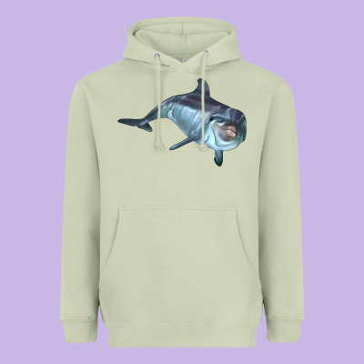 Bottlenose Dolphin Heavyweight Hoodie Designed By Lillyallendesigns