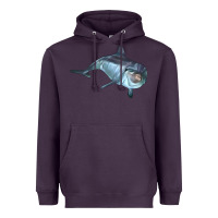 Plum bottlenose dolphin Heavyweight Hoodie - LillyAllenDesigns