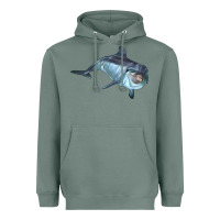Sage bottlenose dolphin Heavyweight Hoodie - LillyAllenDesigns