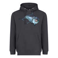Smoke bottlenose dolphin Heavyweight Hoodie - LillyAllenDesigns