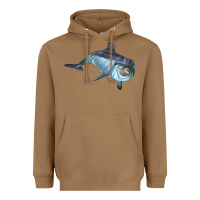 Toasted Coconut bottlenose dolphin Heavyweight Hoodie - LillyAllenDesigns