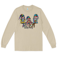 Mushroom autism awareness Long Sleeve Tee - SublimationCraftShop