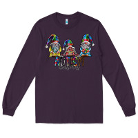 Plum autism awareness Long Sleeve Tee - SublimationCraftShop