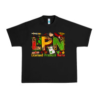 Black licensed practical nurse Urban Heavy Tee - Zillion Design Studio