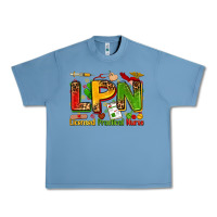 Pebble Blue licensed practical nurse Urban Heavy Tee - Zillion Design Studio