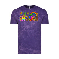 Cloud Purple i am enough Vintage Tee - texasbilliewilder