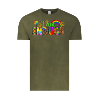 Vintage Olive i am enough Vintage Tee - texasbilliewilder