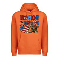 Carrot honor the brave Premium Hoodie - MaliasSmallBusiness