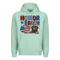 Seafoam honor the brave Premium Hoodie - MaliasSmallBusiness