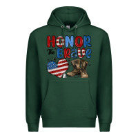 Sports Green honor the brave Premium Hoodie - MaliasSmallBusiness