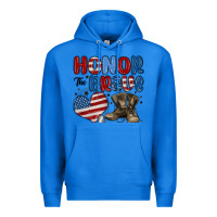 True Royal honor the brave Premium Hoodie - MaliasSmallBusiness