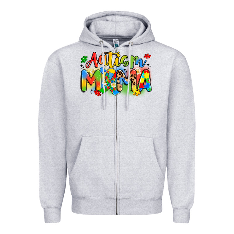 Autism Mama Zipper Hoodie by Artiststas | Teevron
