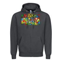 Smoke autism mama Zipper Hoodie - Artiststas