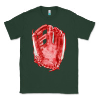 Sports Green Catchers Mitt Fa Element Classic Tee - FaDigitalArtStudio
