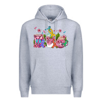 Heather Grey western cancer  coffee cups with ribbons Premium Hoodie - AdoDesignShop