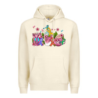 Sandshell western cancer  coffee cups with ribbons Premium Hoodie - AdoDesignShop