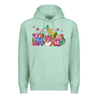 Seafoam western cancer  coffee cups with ribbons Premium Hoodie - AdoDesignShop