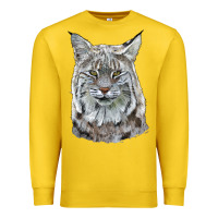 Lemon Bobcat Head Premium Sweatshirt - LillyAllenDesigns