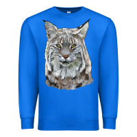 True Royal Bobcat Head Premium Sweatshirt - LillyAllenDesigns