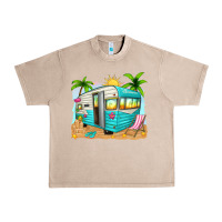 French Oak summer caravan Urban Heavy Tee - texasbilliewilder