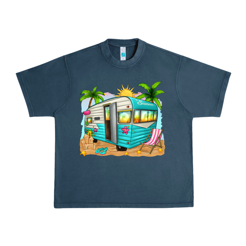 Summer Caravan Urban Heavy Tee by texasbilliewilder | Teevron