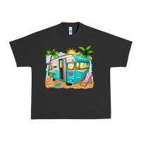 Pigment Black summer caravan Urban Heavy Tee - texasbilliewilder