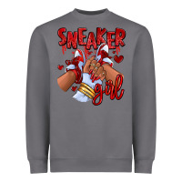 Storm red sneaker girl afro woman Heavyweight Sweatshirt - RanaPortraitStore