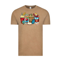 Vintage Coffee teacher coffee cups Vintage Tee - Zillion Design Studio