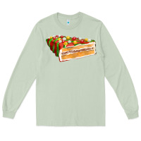 Matcha red christmas cake fa element 1 Long Sleeve Tee - FaDigitalArtStudio