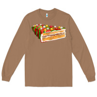Toasted Coconut red christmas cake fa element 1 Long Sleeve Tee - FaDigitalArtStudio