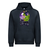 Navy Halloween Frog With Crystal Ball Urban Hoodie - LillyAllenDesigns