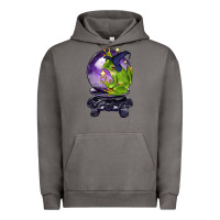 Pigment Tornado Halloween Frog With Crystal Ball Urban Hoodie - LillyAllenDesigns