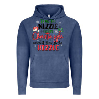 Vintage Denim twas the nizzle  before christmizzle Vintage Hoodie - MaliasSmallBusiness