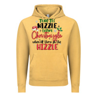 Vintage Mustard twas the nizzle  before christmizzle Vintage Hoodie - MaliasSmallBusiness