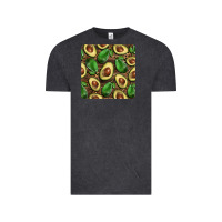 Vintage Black avocados with wood and leopard background mug  coaster Vintage Tee - BarkalooDesign