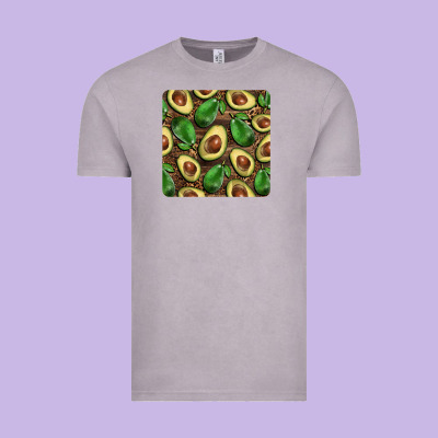 Avocados With Wood And Leopard Background Mug  Coaster Vintage Tee Designed By Barkaloodesign